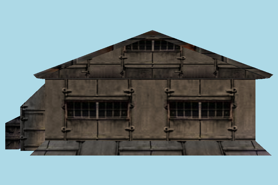 Barrack House 3d model